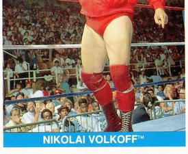 1990 Merlin WWF Superstars Stickers #59 Nikolai Volkoff Puzzle Front