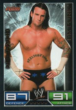 2008 Topps Slam Attax WWE #NNO CM Punk Front