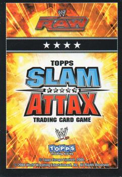 2008 Topps Slam Attax WWE #NNO Snitsky Back