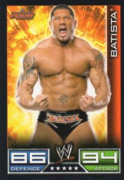 2008 Topps Slam Attax WWE #NNO Batista Front