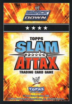 2008 Topps Slam Attax WWE #NNO Montel Vontavious Porter Back