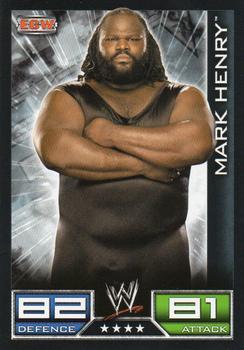 2008 Topps Slam Attax WWE #NNO Mark Henry Front