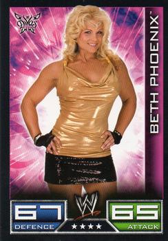 2008 Topps Slam Attax WWE #NNO Beth Phoenix Front