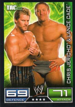 2008 Topps Slam Attax WWE #NNO Chris Jericho & Lance Cade Front