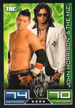 2008 Topps Slam Attax WWE #NNO John Morrison & The Miz Front