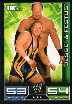 2008 Topps Slam Attax WWE #NNO Jesse & Festus Front
