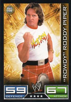 2008 Topps Slam Attax WWE #NNO “Rowdy” Roddy Piper Front