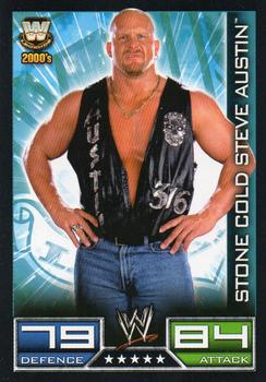 2008 Topps Slam Attax WWE #NNO “Stone Cold” Steve Austin Front