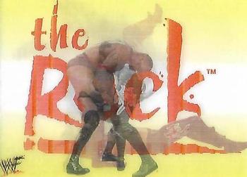 1999 Artbox WWF Lenticular Action #27 Rock Bodyslam Front