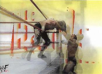1999 Artbox WWF Lenticular Action #29 Belt-Smash Front