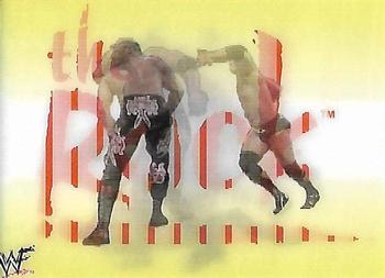 1999 Artbox WWF Lenticular Action #30 Rock Clotheslines HHH Front