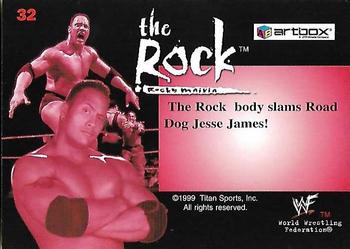 1999 Artbox WWF Lenticular Action #32 Road Dogg Bodyslam Back