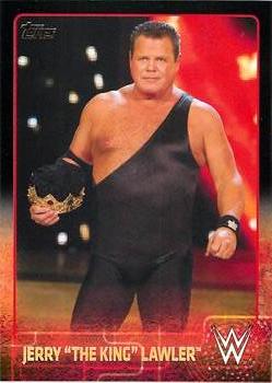 2015 Topps WWE - Black #39 Jerry Lawler Front