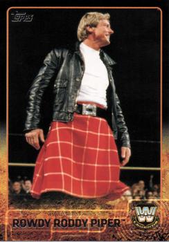 2015 Topps WWE - Black #97 Rowdy Roddy Piper Front