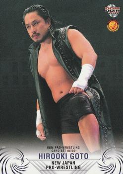 2008-09 BBM New Japan Pro-Wrestling #20 Hirooki Goto Front