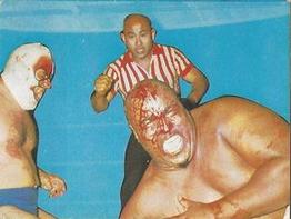 1976 Yamakatsu All Japan Pro Wrestling #36 Abdullah the Butcher Front