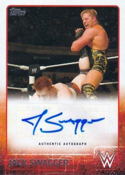 2015 Topps WWE - Autographs #NNO Jack Swagger Front