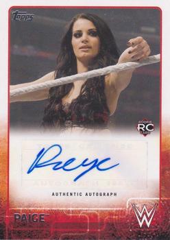 2015 Topps WWE - Autographs #NNO Paige Front