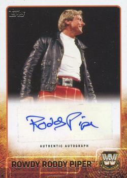2015 Topps WWE - Autographs #NNO Rowdy Roddy Piper Front