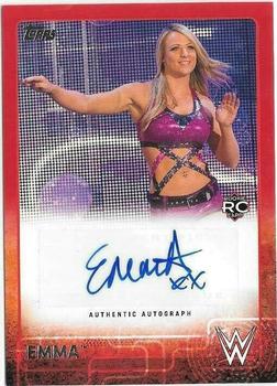 2015 Topps WWE - Autographs Red #NNO Emma Front