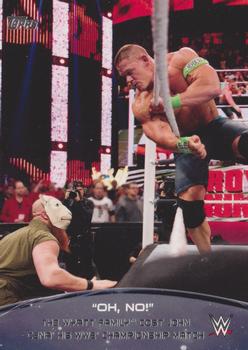 2015 Topps WWE - Crowd Chants: Oh, No! #9 The Wyatt Family Cost John Cena His WWE Championship Match Front