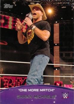 2015 Topps WWE - Crowd Chants: One More Match! #3 Shawn Michaels Front