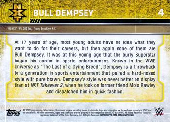 2015 Topps WWE - NXT Prospects #4 Bull Dempsey Back