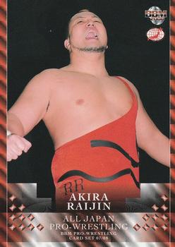 2007-08 BBM All Japan Pro Wrestling #8 Akira Raijin Front