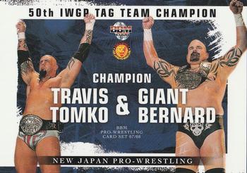 2007-08 BBM New Japan Pro Wrestling #34 Travis Tomko / Giant Bernard Front