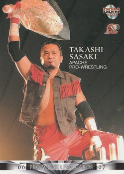 2006-07 BBM Pro Wrestling #130 Takashi Sasaki Front