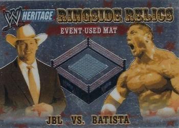 2006 Topps Heritage Chrome WWE - Ringside Relics #NNO JBL / Batista Front