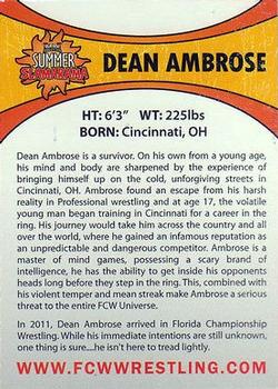 2011 FCW Summer Slamarama #NNO Dean Ambrose Back