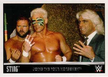 2015 Topps WWE - Sting Tribute #1 Joins the Four Horsemen Front