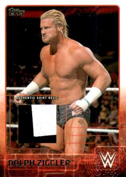 2015 Topps WWE - Swatch Relics #NNO Dolph Ziggler Front