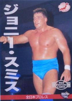 1996 BBM Pro Wrestling #61 Johnny Smith Front