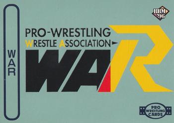 1996 BBM Pro Wrestling #123 Pro-Wrestling Association R Checklist Front