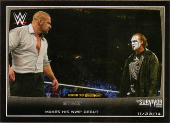 2015 Topps WWE Road to Wrestlemania #64 Sting Front