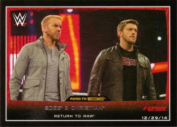 2015 Topps WWE Road to Wrestlemania #73 Edge / Christian Front