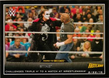 2015 Topps WWE Road to Wrestlemania #93 Sting Front