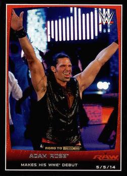 2015 Topps WWE Road to Wrestlemania #17 Adam Rose Front