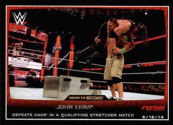 2015 Topps WWE Road to Wrestlemania #29 John Cena Front