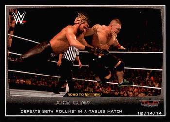 2015 Topps WWE Road to Wrestlemania #67 John Cena Front