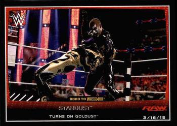 2015 Topps WWE Road to Wrestlemania #88 Stardust Front