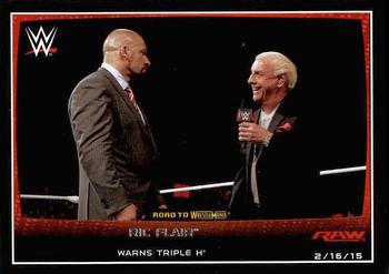 2015 Topps WWE Road to Wrestlemania #89 Ric Flair Front