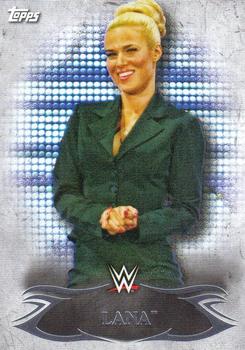 2015 Topps WWE Undisputed #17 Lana Front