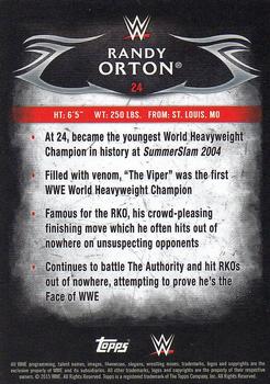 2015 Topps WWE Undisputed #24 Randy Orton Back