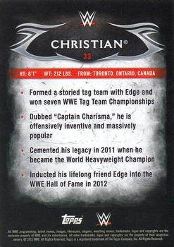 2015 Topps WWE Undisputed #33 Christian Back