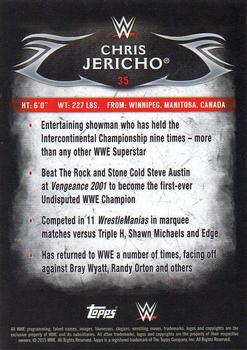 2015 Topps WWE Undisputed #35 Chris Jericho Back