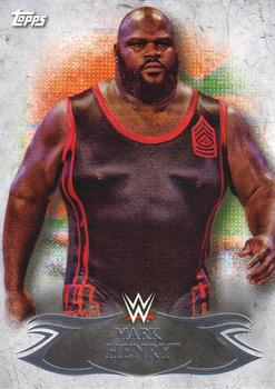 2015 Topps WWE Undisputed #48 Mark Henry Front