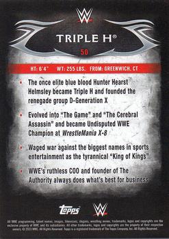 2015 Topps WWE Undisputed #50 Triple H Back